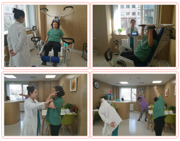 患者在做心臟康復(fù)訓(xùn)練